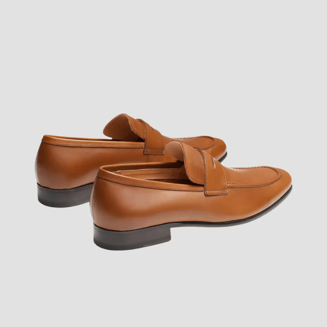 AQ By Aquila Penley Mens Loafers In Brown