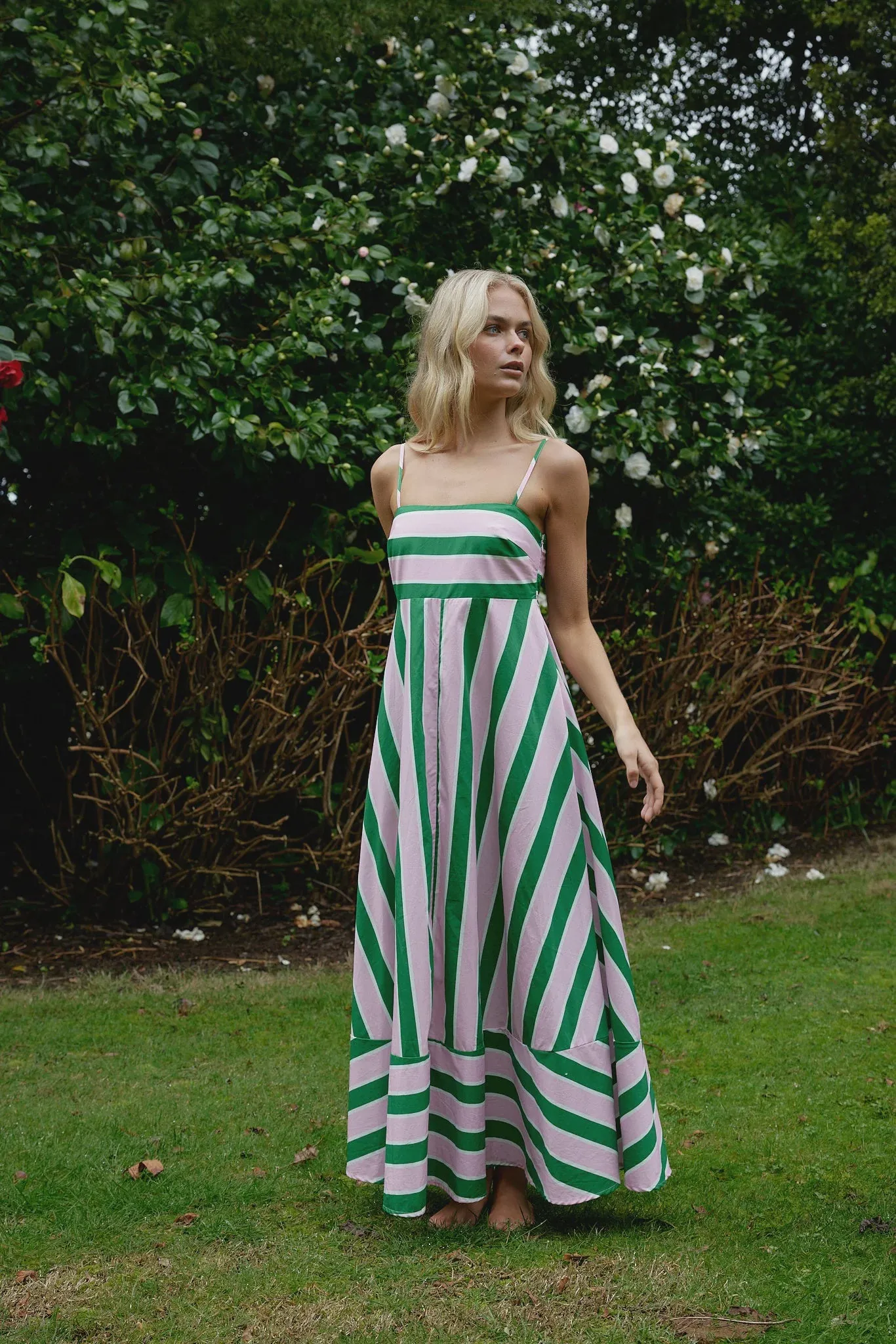 ASTON STUDIO Rue Dress Baby/Forest Stripe