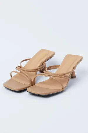 Beige Mules