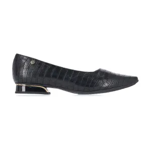 Black Croco flats for Women (279.004)