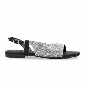 Black Fancy Sandal FN5991