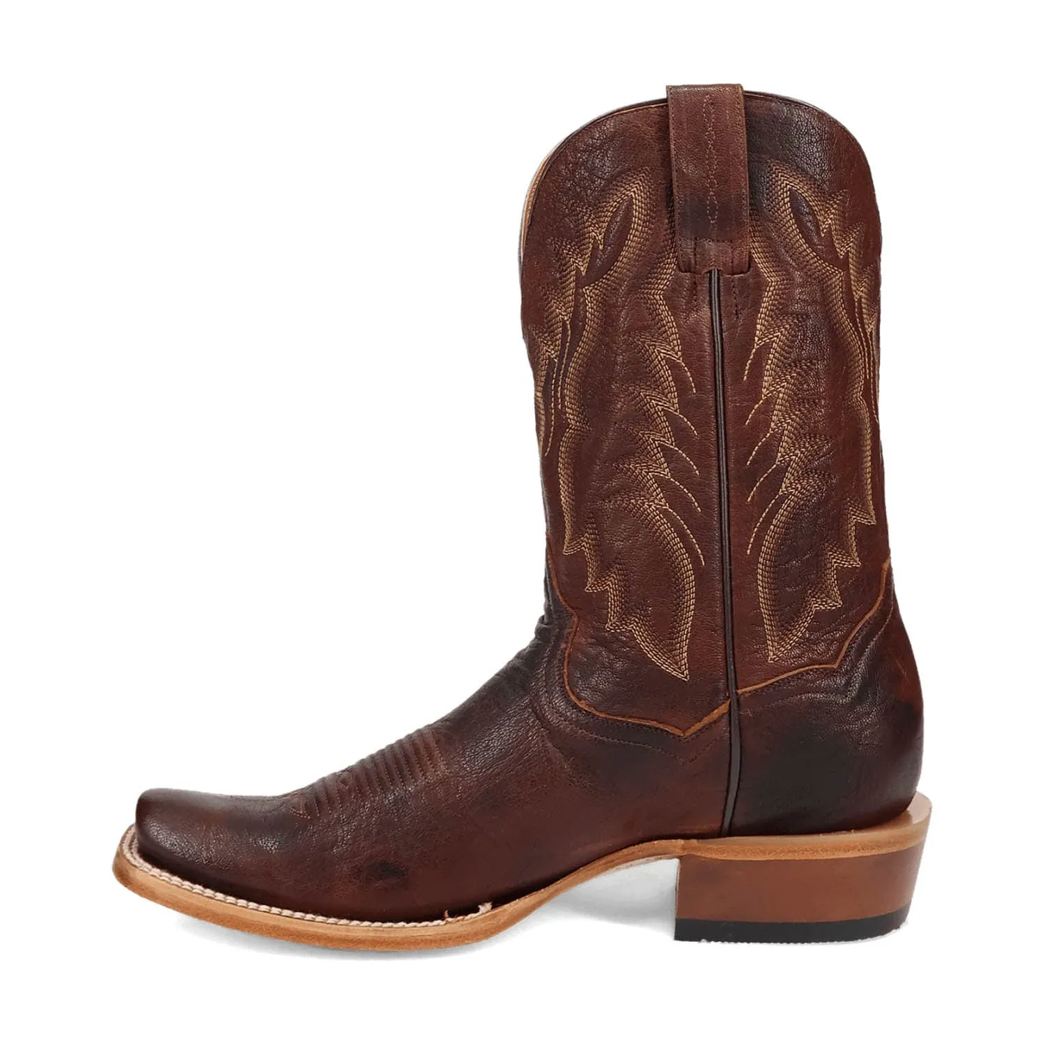 Dan Post Mens Boerne Cognac Leather Cowboy Boots 10 D
