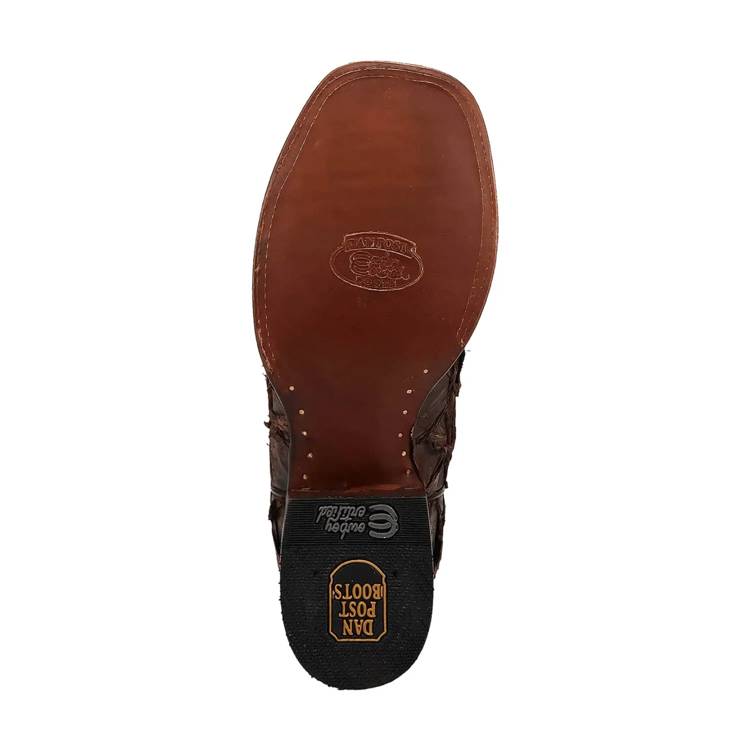 Dan Post Mens Raymond Brown Pirarucu Cowboy Boots