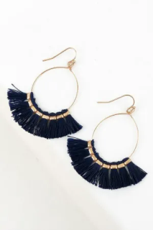 Fringe Tassel Fish Hook Earrings