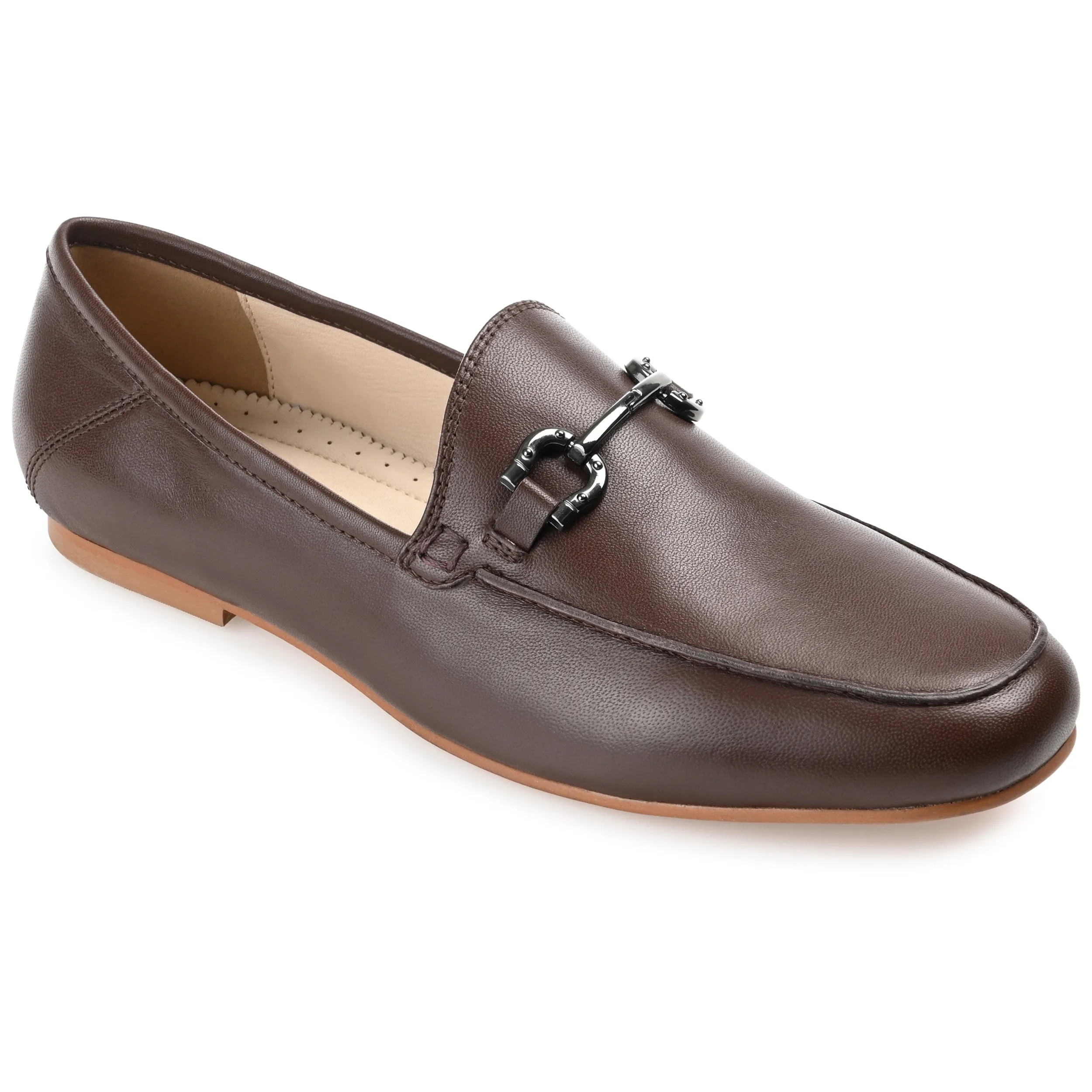 GIIA HORSE BIT LOAFER FLATS IN LEATHER