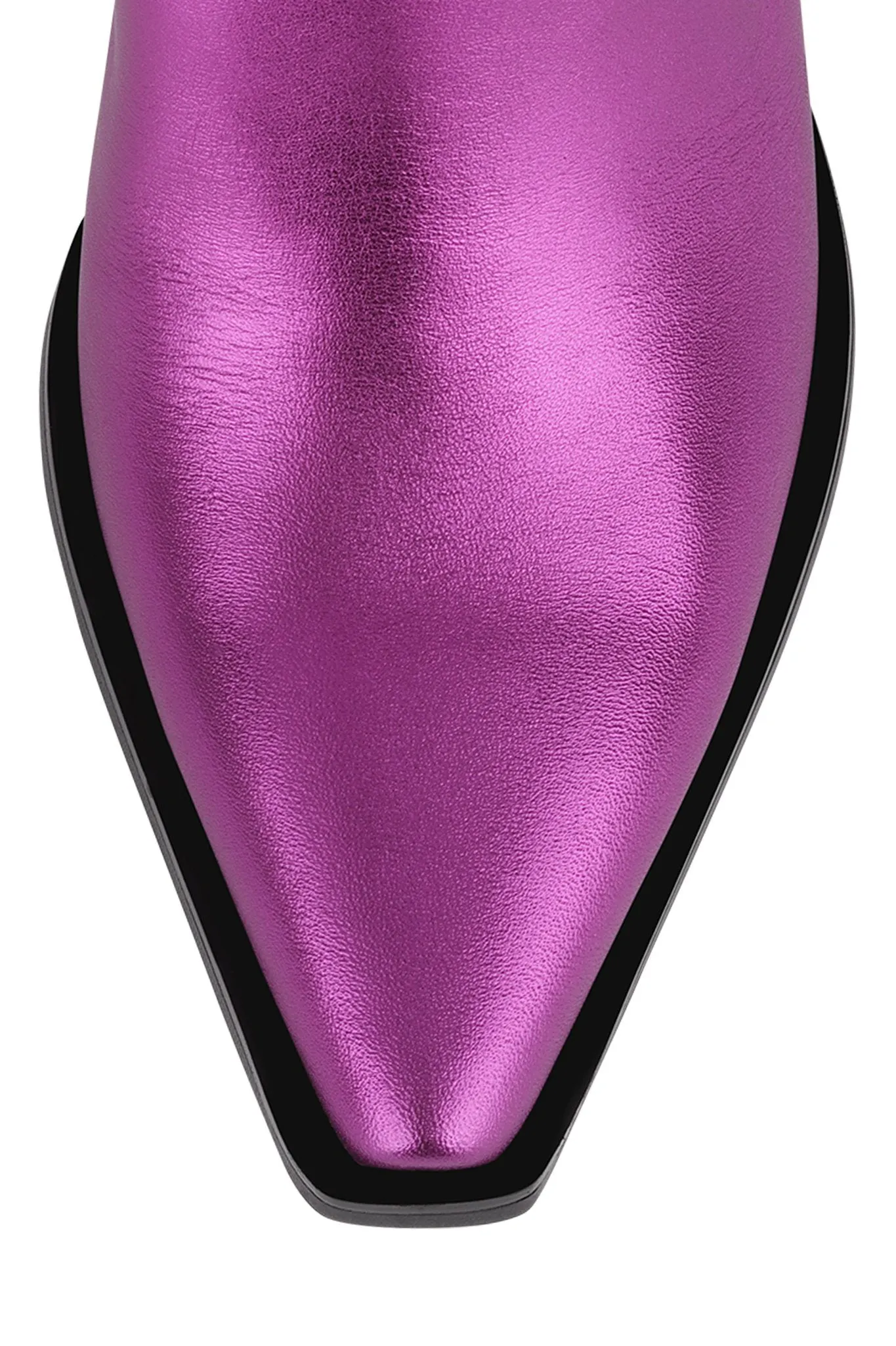 Jeffrey Campbell DAGGET Mid-Calf Western Heeled Boots FUCHSIA METALLIC