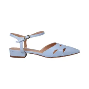 Ladies Flat Shoe - Leather Azul - MDF60244