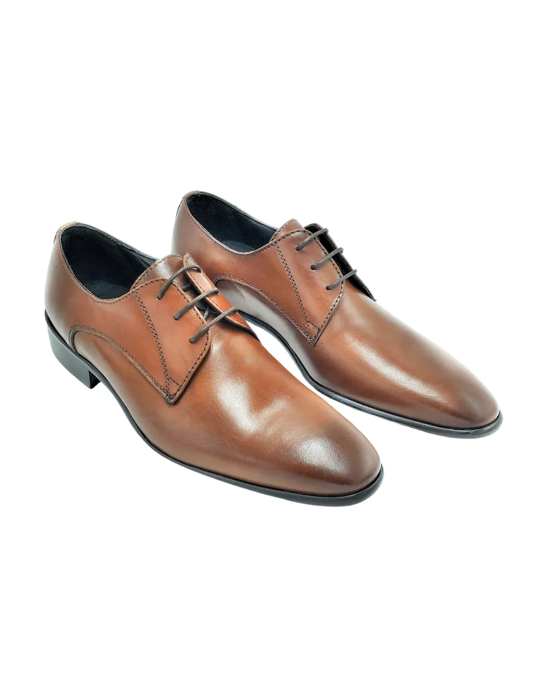 Men's Derby (Brown) vero cuoio