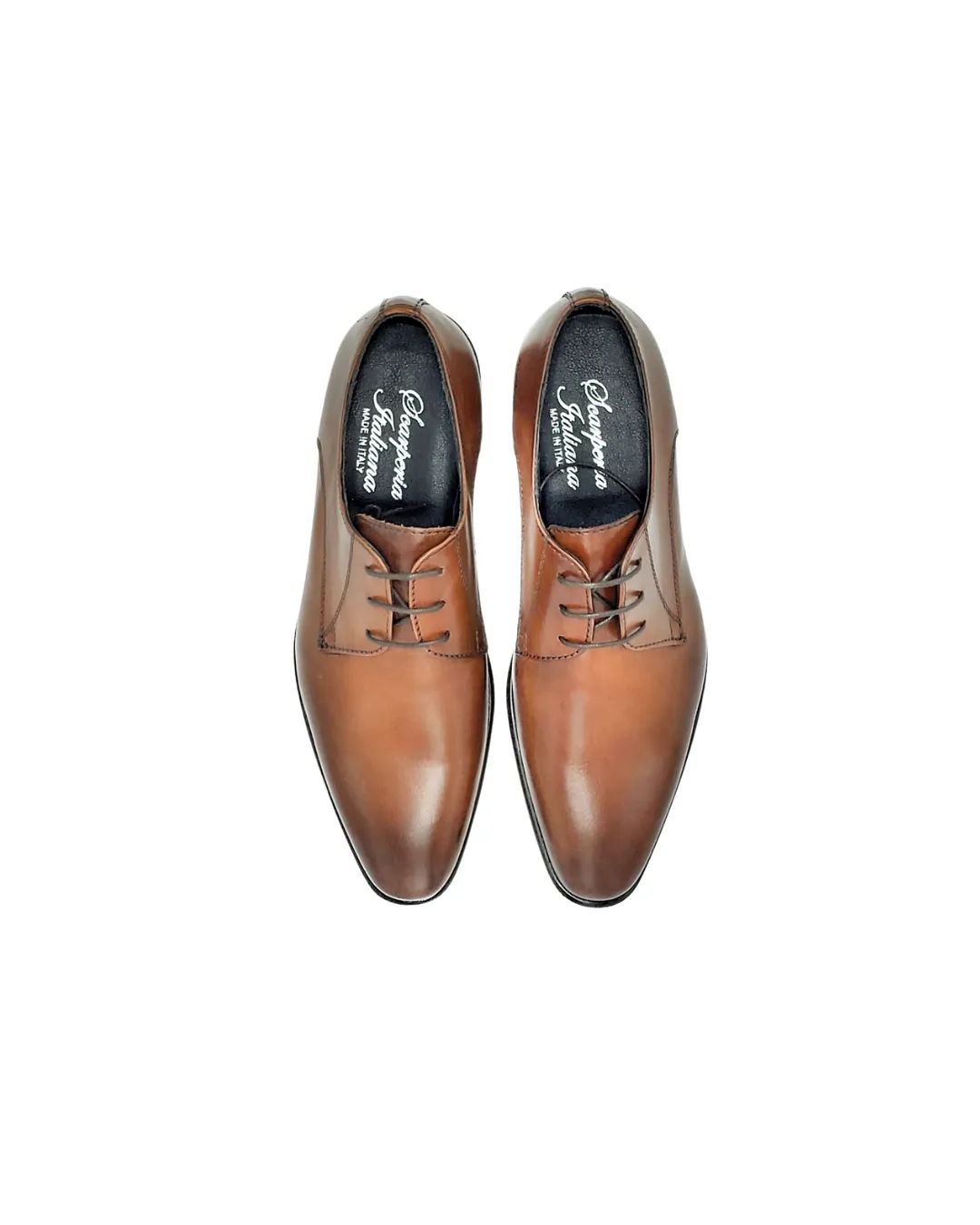 Men's Derby (Brown) vero cuoio