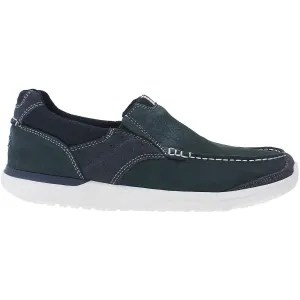 Men's Rockport Langdon Slip-On Steel Blue Nubuck