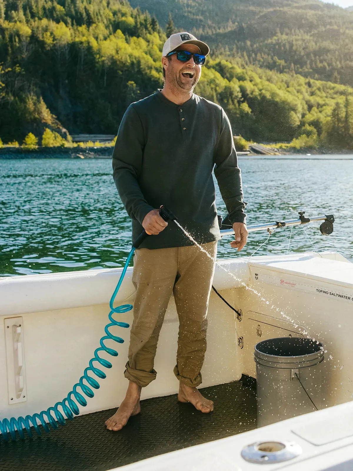 Men's Stretch Canvas 5 Pocket Pant - Tobacco