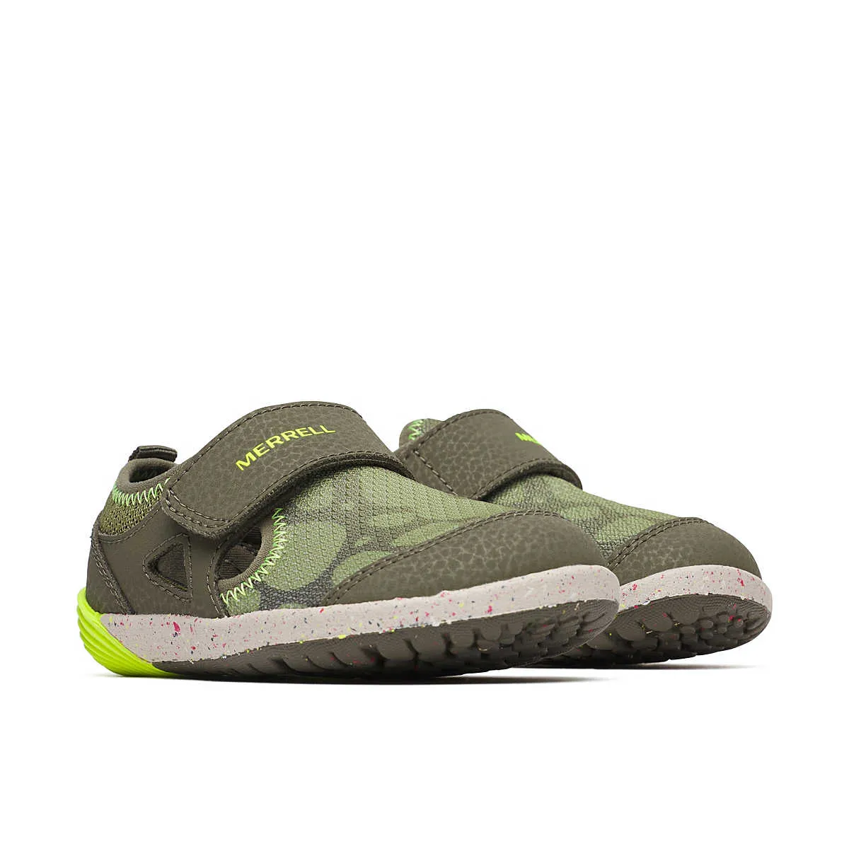 Merrell Bare Steps H2O | Olive Green Toddler Water Shoes