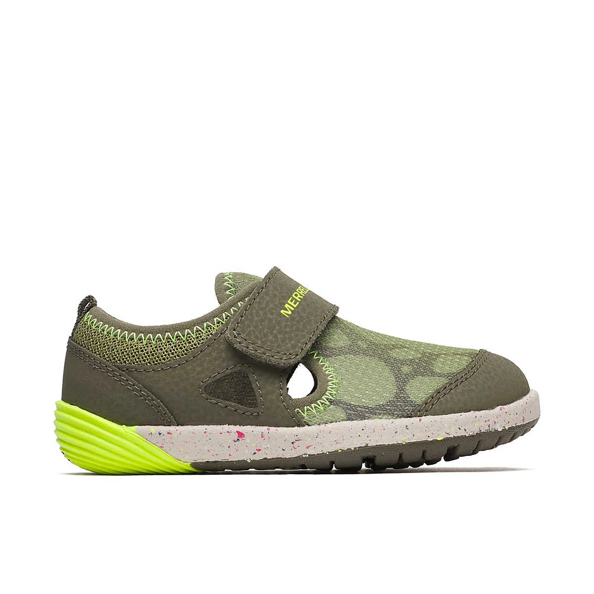 Merrell Bare Steps H2O | Olive Green Toddler Water Shoes