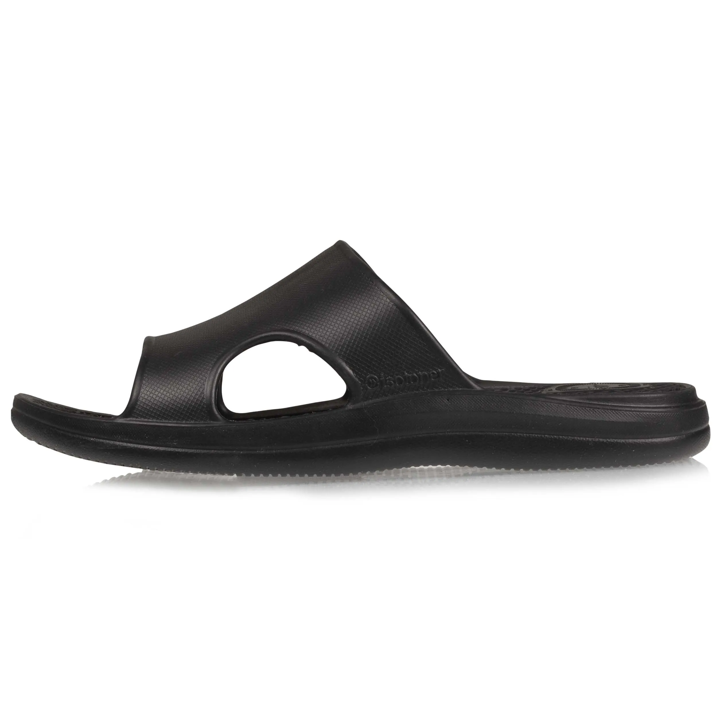 Mules claquettes Homme Confort Noir