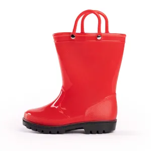 NORTY Tod Boys 6-10 Red/Black Rain Boot 20012