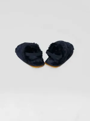 Princess Fur Sandal - Black