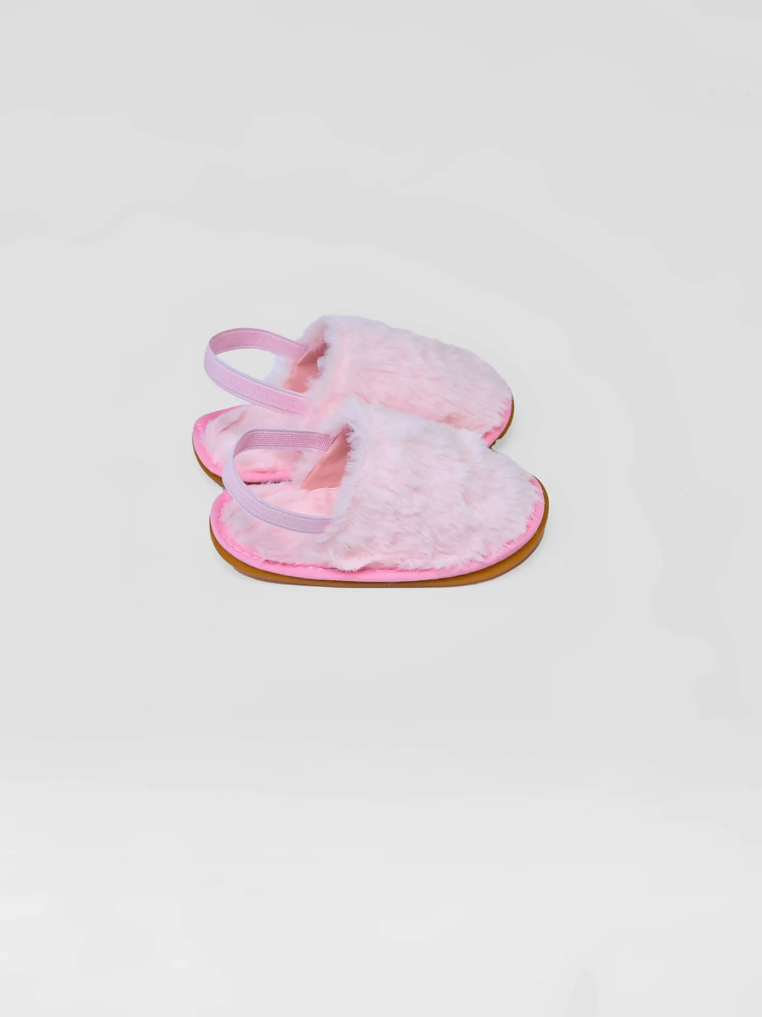 Princess Fur Sandal - Pink