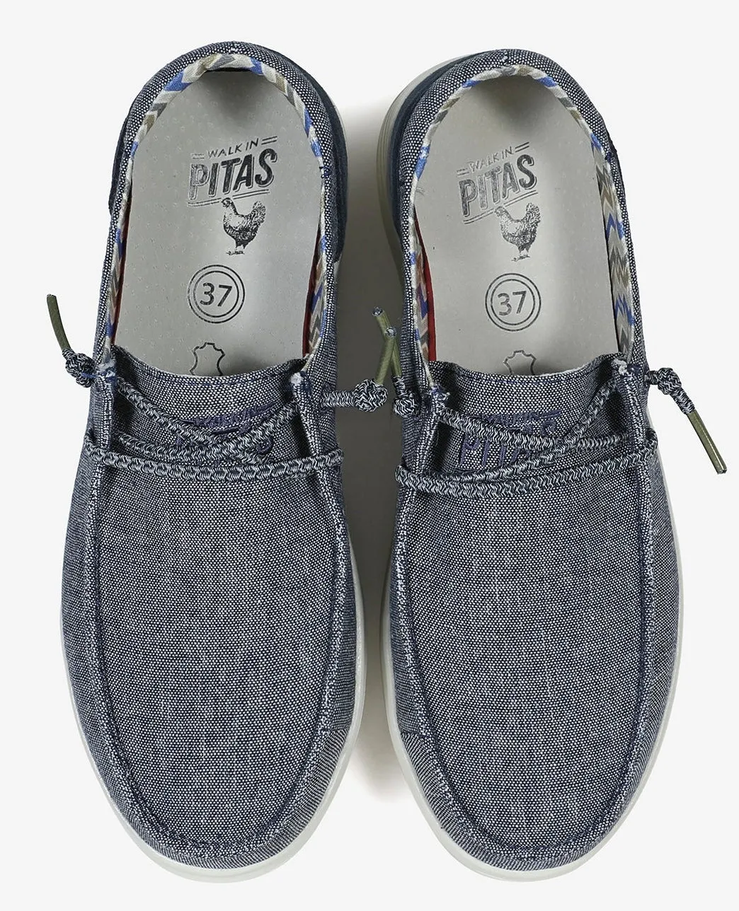 PWomens Recife Platform Canvas Shoes - Marino Navy