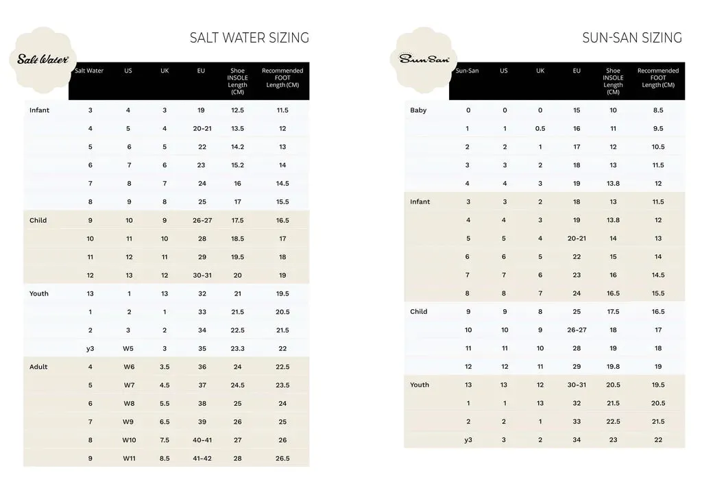 Saltwater Sandals - Sweetheart Tan