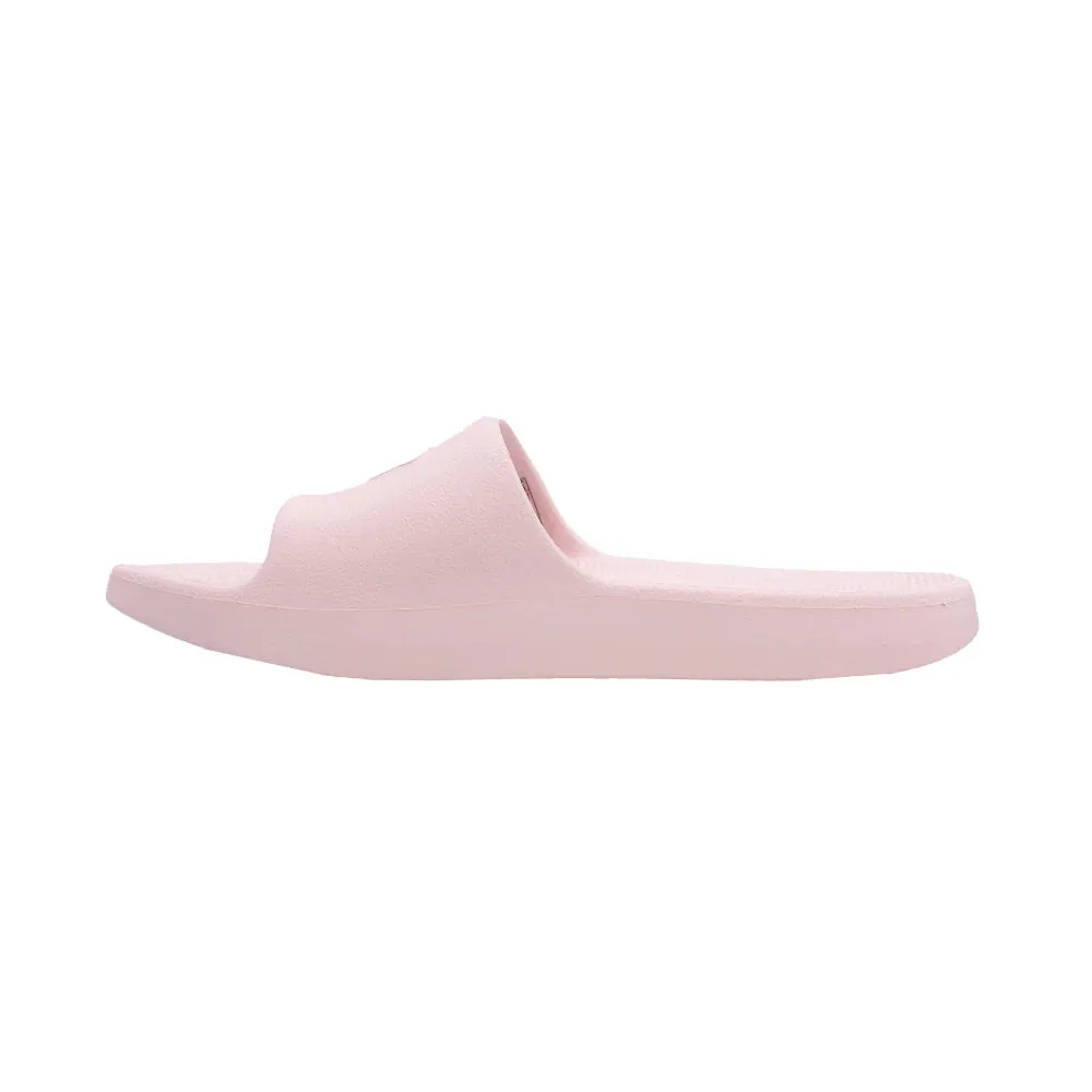 SKECHERS Women's Darvon-Hartleb Slide (Light Pink)