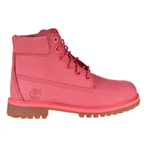 Timberland 6 Inch Premium Big Kids' Boots Pink