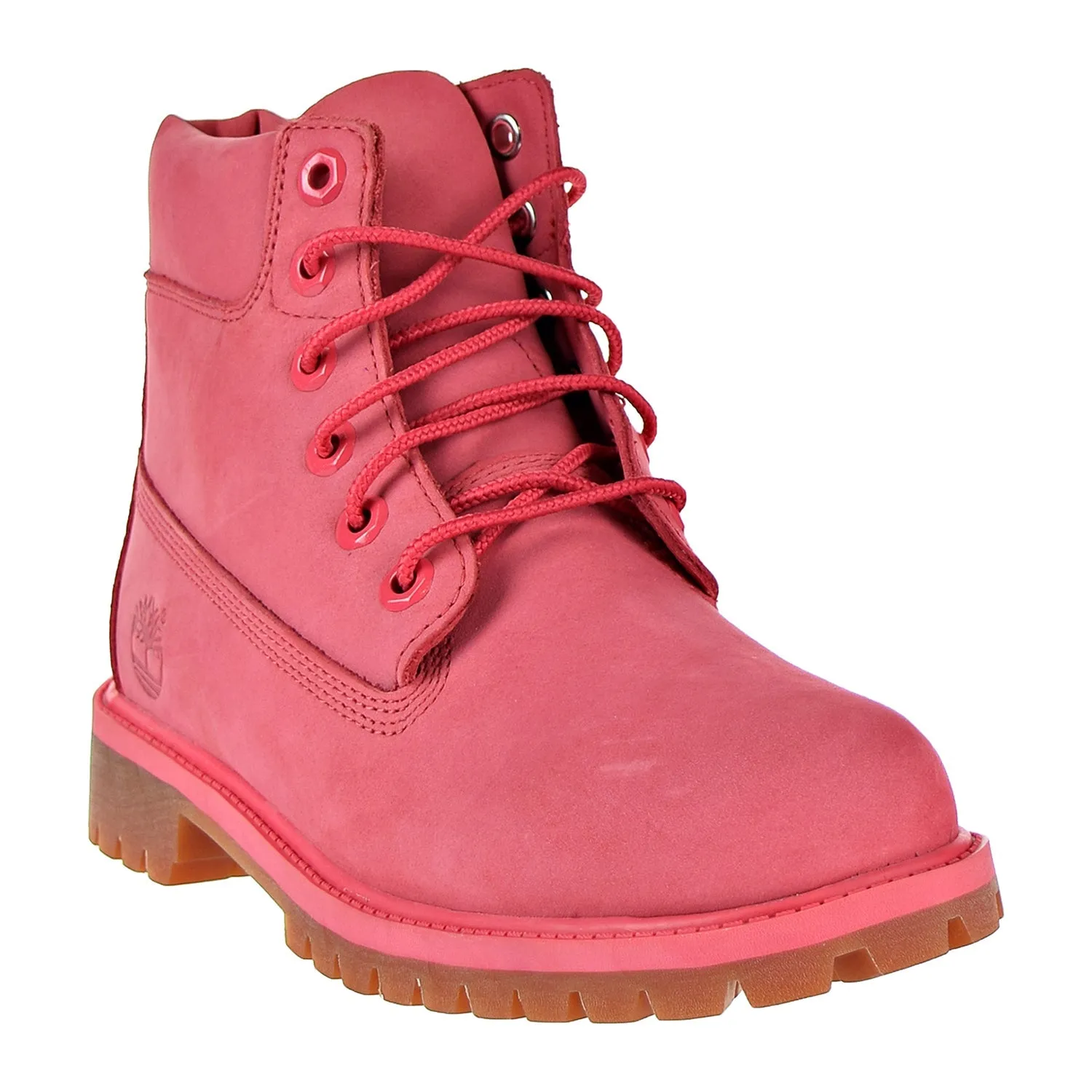 Timberland 6 Inch Premium Big Kids' Boots Pink