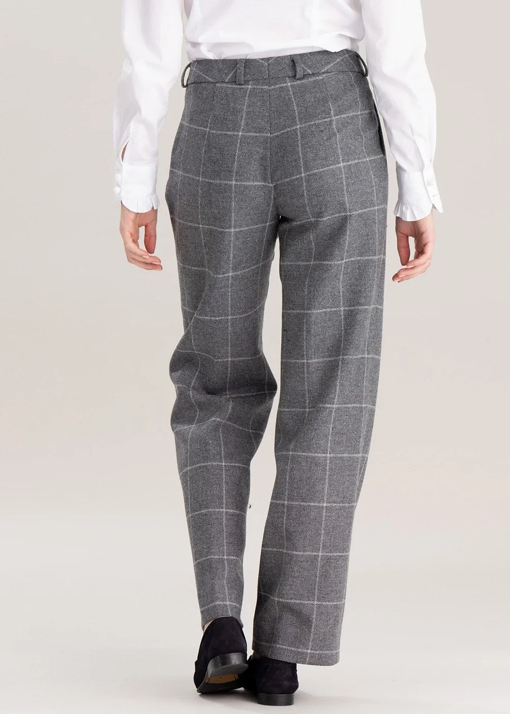 Twill Wide Leg Trousers