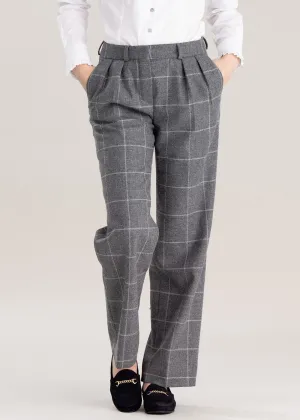 Twill Wide Leg Trousers