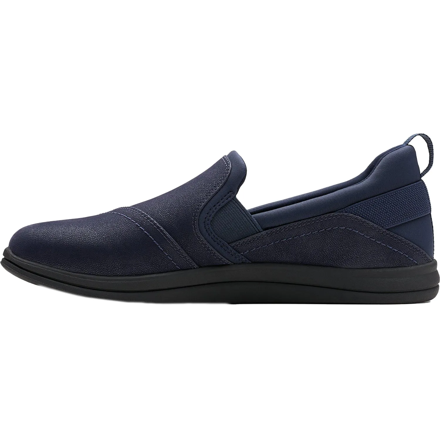Women's Clarks Cloudsteppers Breeze Dawn Navy Nubuck