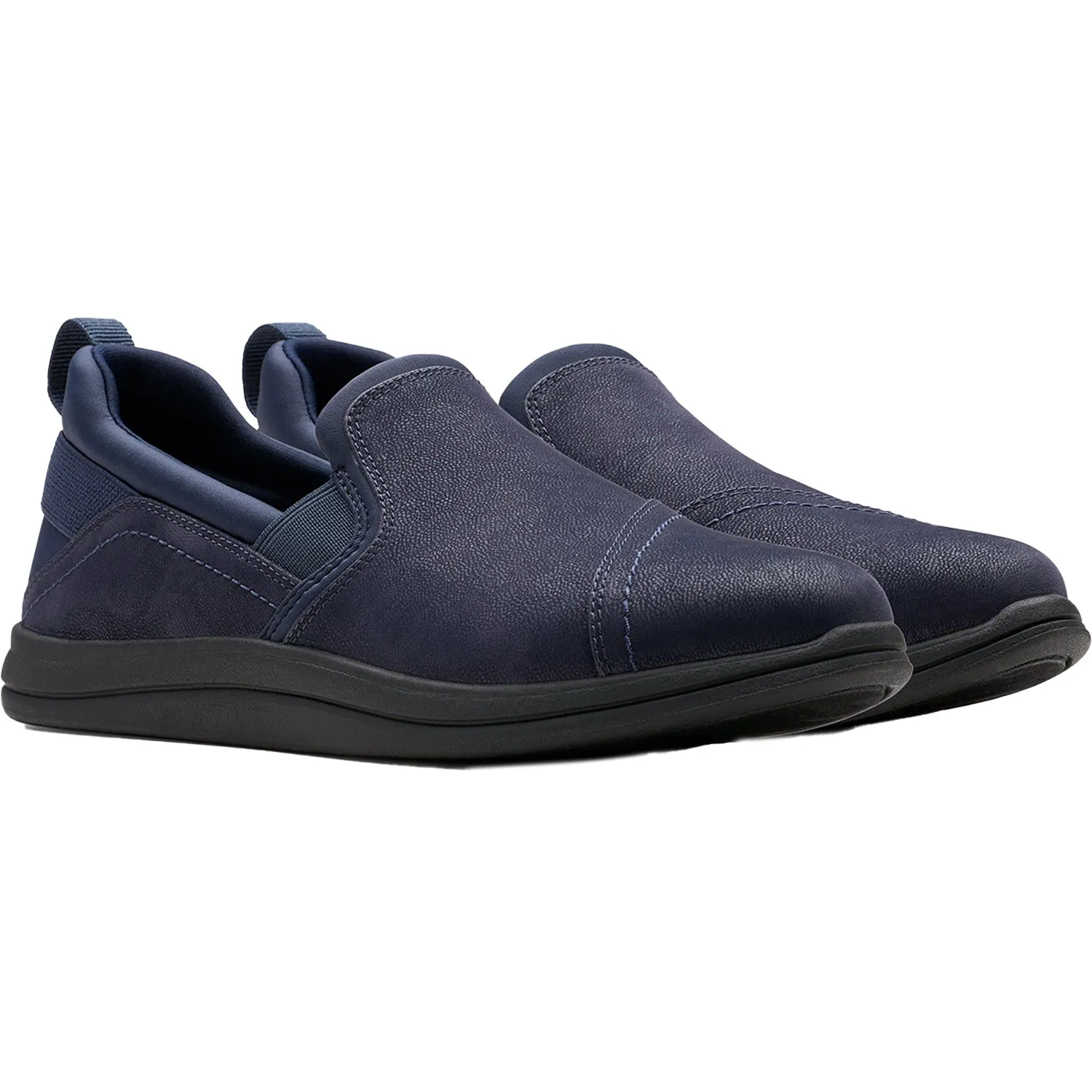 Women's Clarks Cloudsteppers Breeze Dawn Navy Nubuck