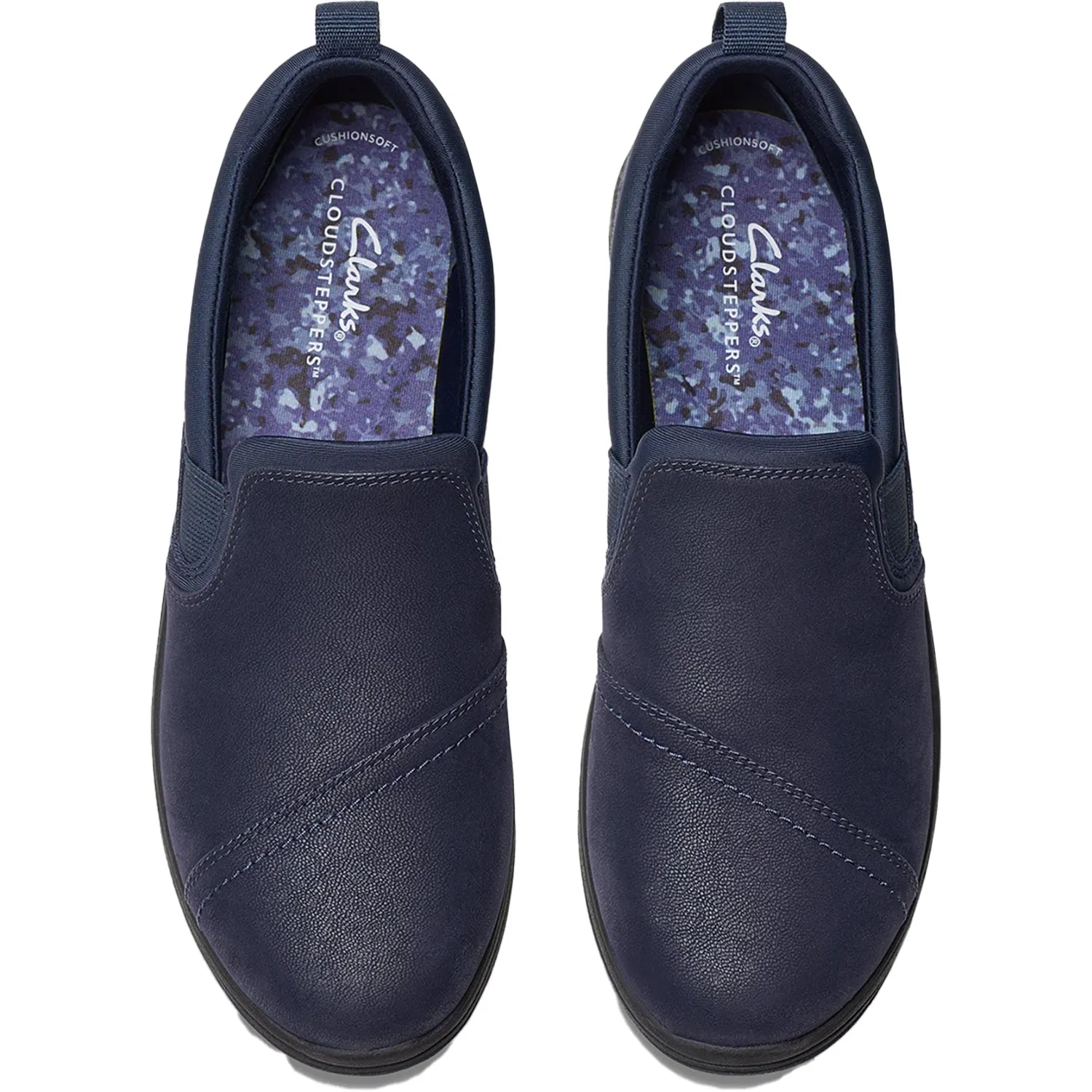 Women's Clarks Cloudsteppers Breeze Dawn Navy Nubuck