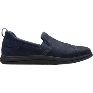 Women's Clarks Cloudsteppers Breeze Dawn Navy Nubuck
